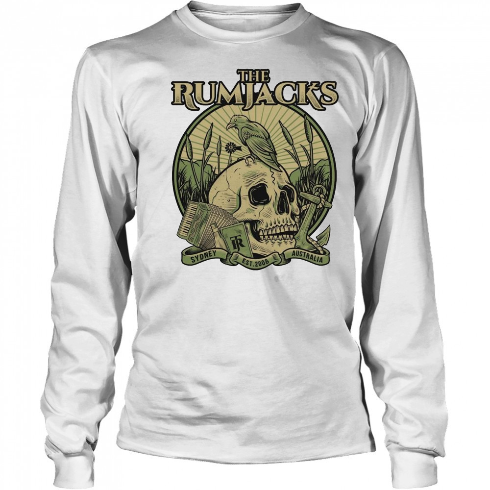 The Rumjacks Crow Skull Shirt Long Sleeved