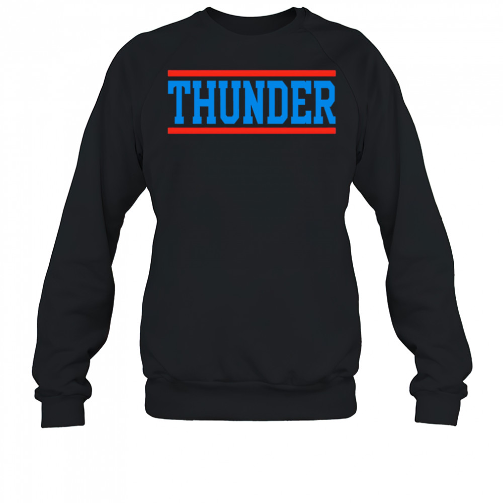 Thunder horizontal lines shirt Sweatshirt