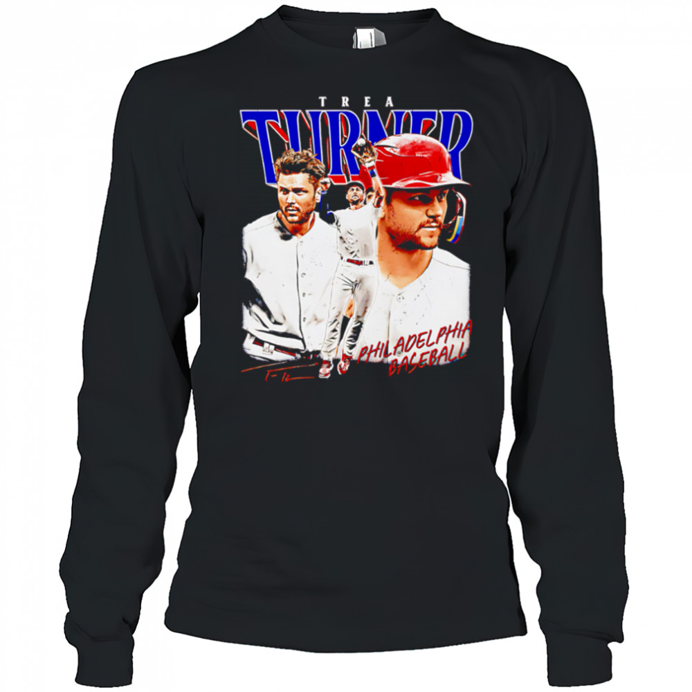 Trea Turner Philadelphia Vintage shirt Long Sleeved