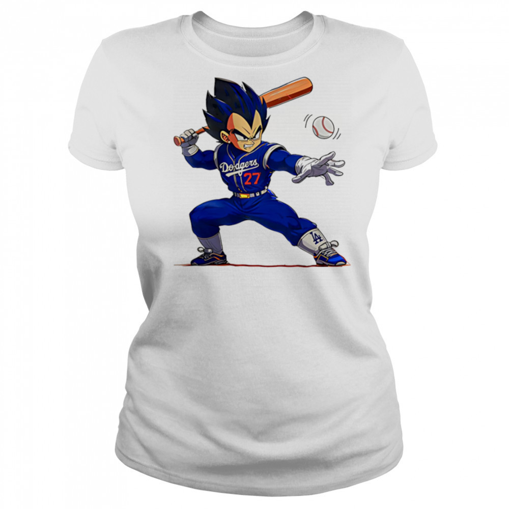 Vegeta Dodgers baseball shirt Women's T-shirt