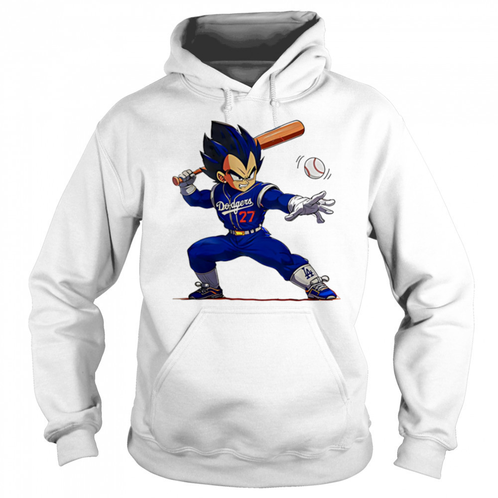 Vegeta Dodgers baseball shirt Sweatshirt