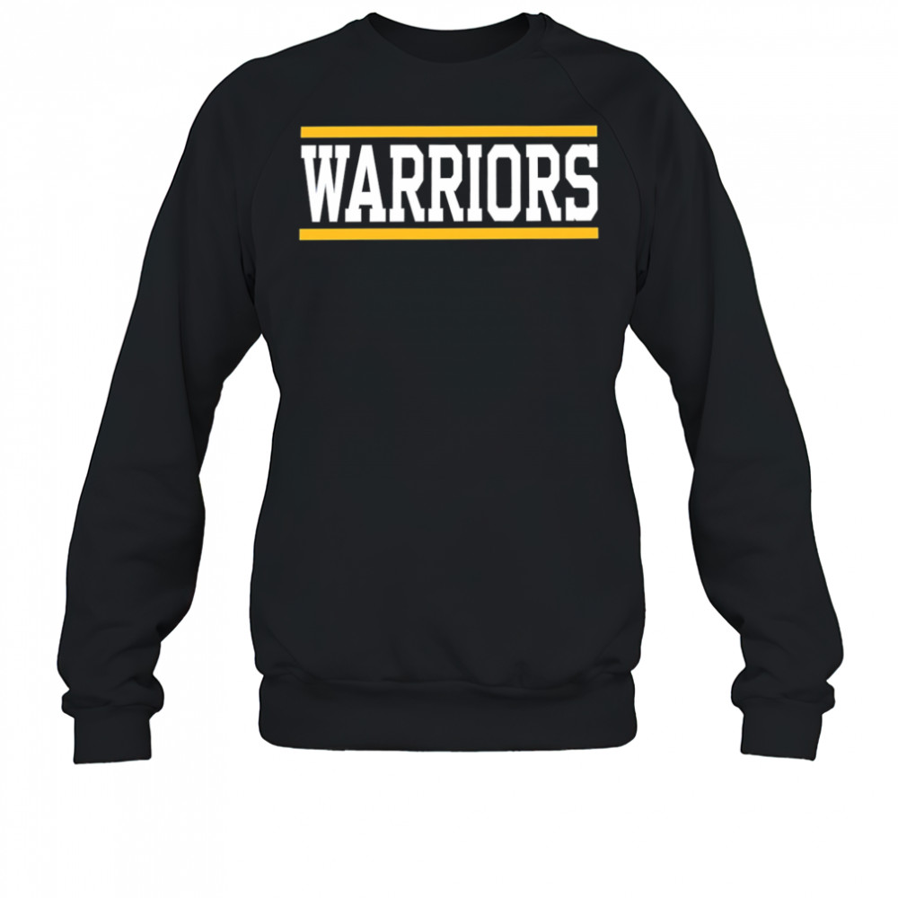 Warriors horizontal lines shirt Sweatshirt