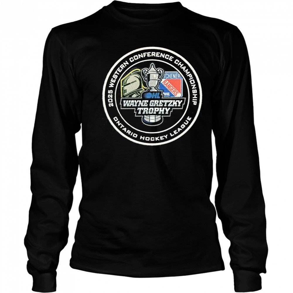 Wayne Gretzky Trophy 2025 Western Conference Final Ontario Hockey League Shirt Long Sleeved