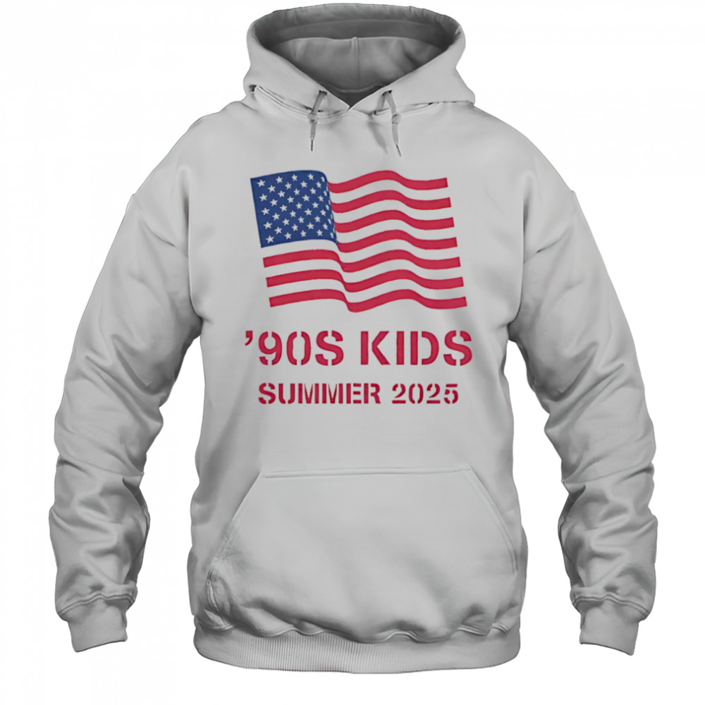 90s kids summer 2025 shirt Hoodie