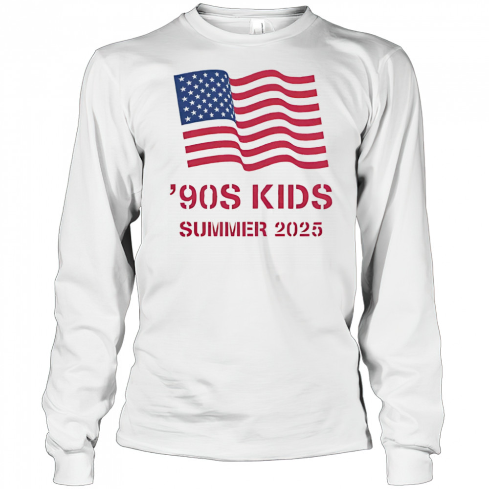 90s kids summer 2025 shirt Long Sleeved