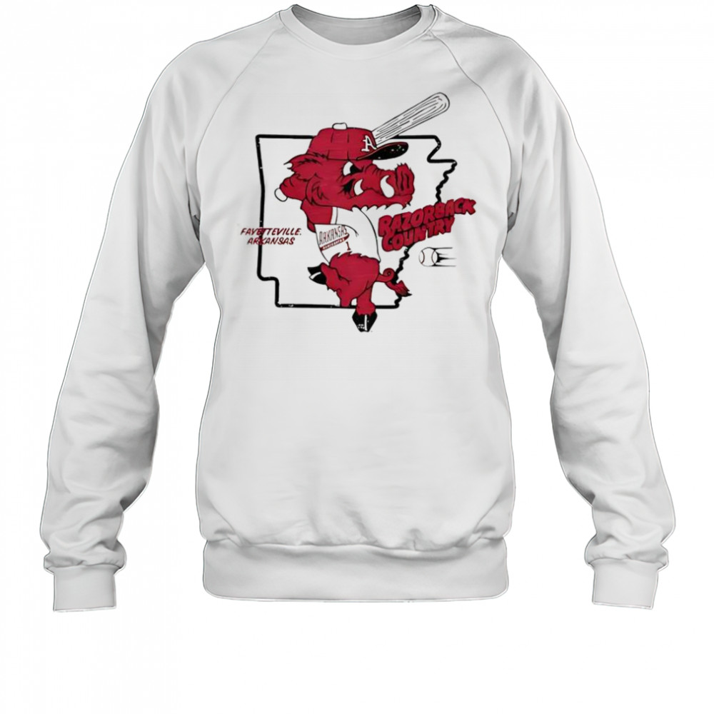 Arkansas Baseball Razorback Country T-Shirt Sweatshirt