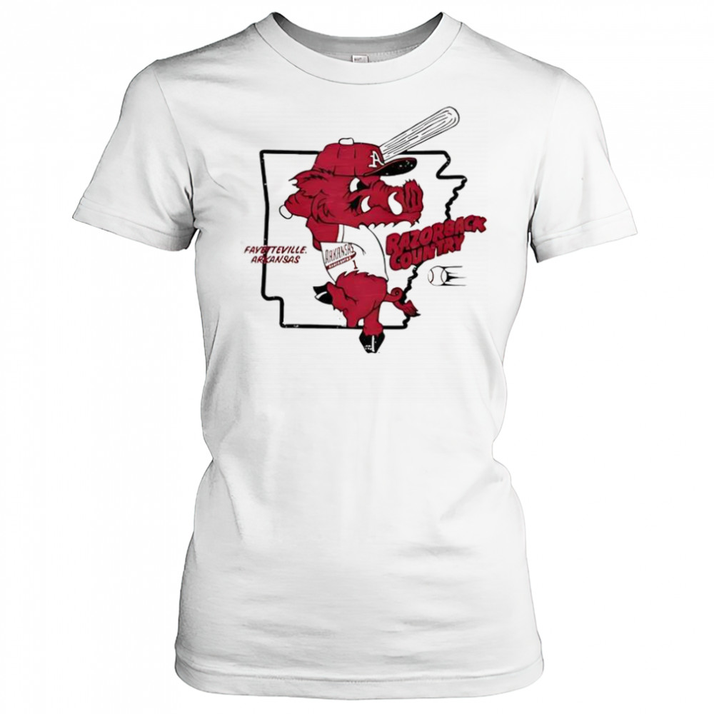Arkansas Baseball Razorback Country T-Shirt Women's T-shirt