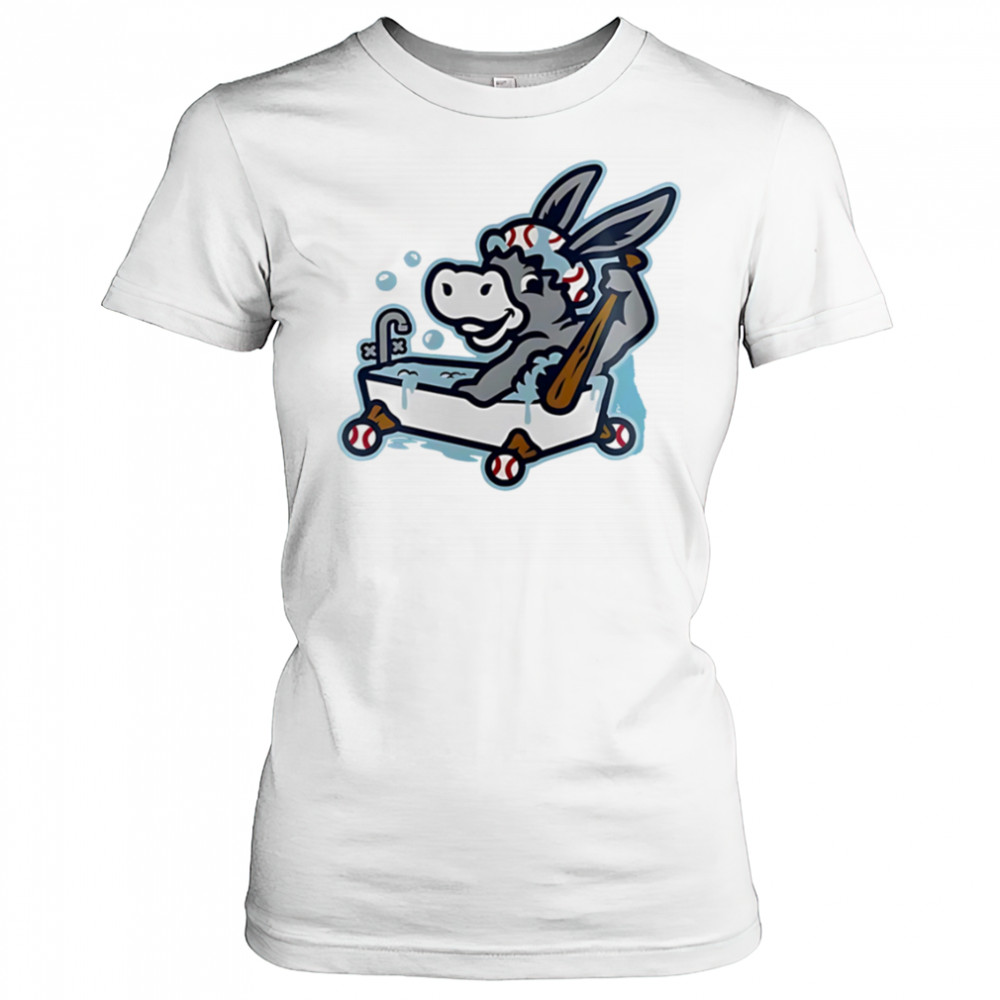 Binghamton Rumble Ponies Bathtub Donkeys shirt Women's T-shirt