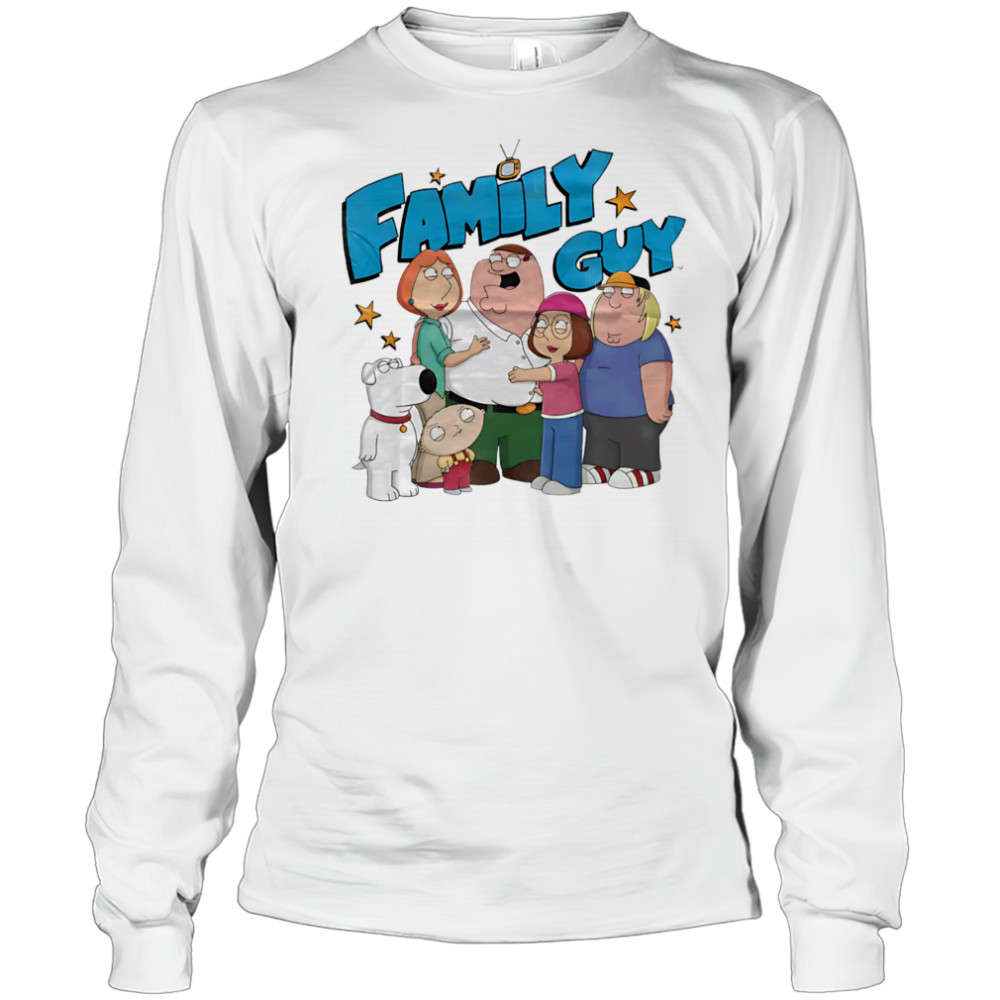 Family Guy cartoon graphic shirt Long Sleeved