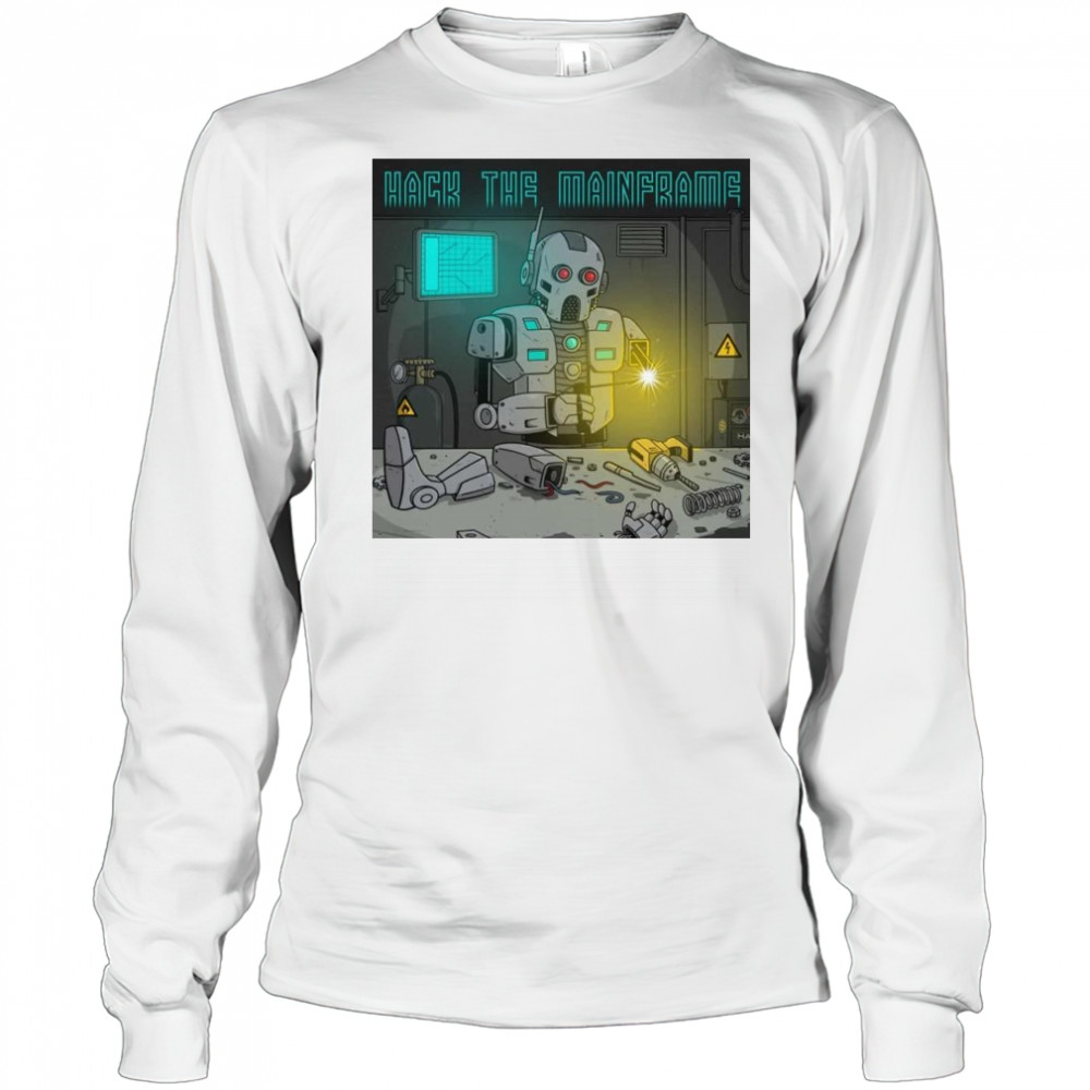 Hack The Mainframe Parts Shirt Long Sleeved