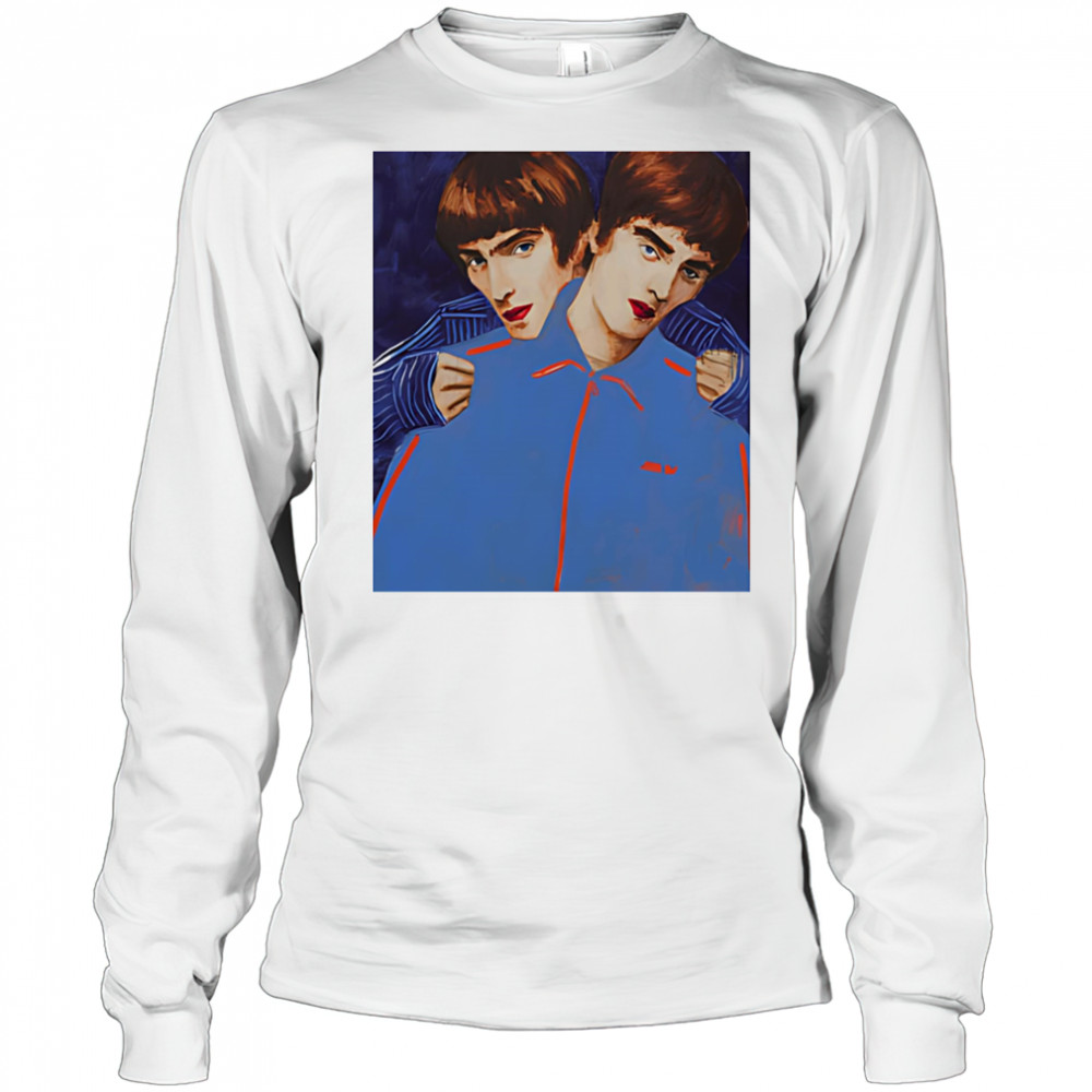 Liam and Noel Oasis shirt Long Sleeved