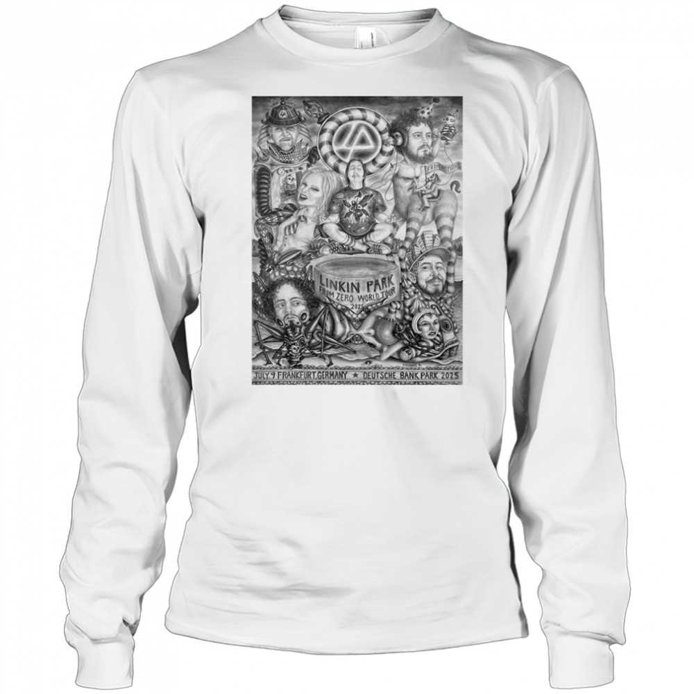 Linkin Park From Zero World Tour At Deutsche Bank Park In Frankfurt Germany On July 9 2025 Shirt Long Sleeved