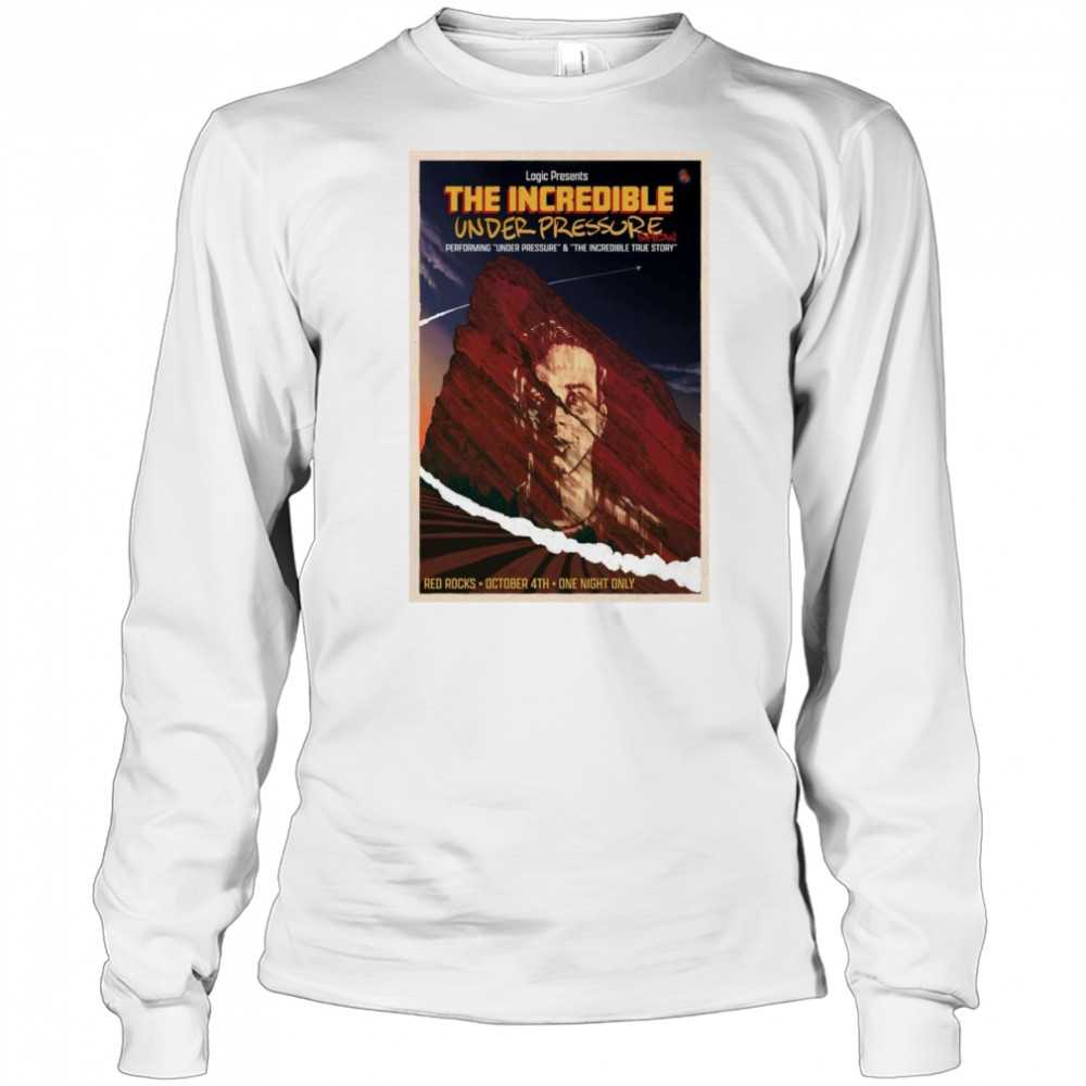 Logic Presents The Incredible Band Tour Red Rocks 2025 Shirt Long Sleeved