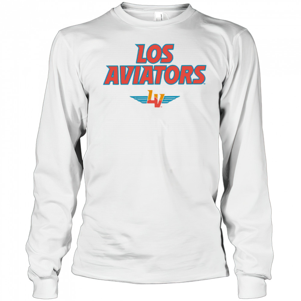 Los Aviators logo letter shirt Long Sleeved