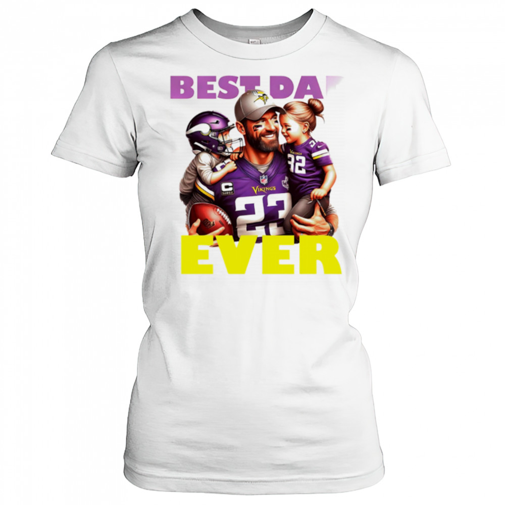 Minnesota Vikings Best Dad Ever shirt Women's T-shirt