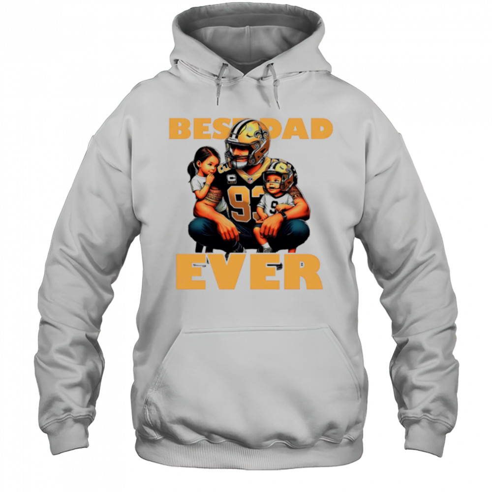 New Orleans Saints Best Dad Ever shirt Hoodie