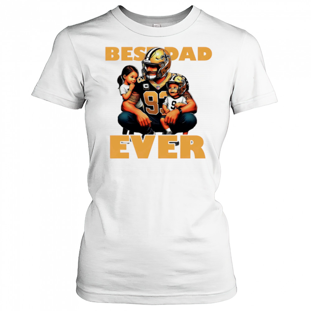 New Orleans Saints Best Dad Ever shirt Women's T-shirt