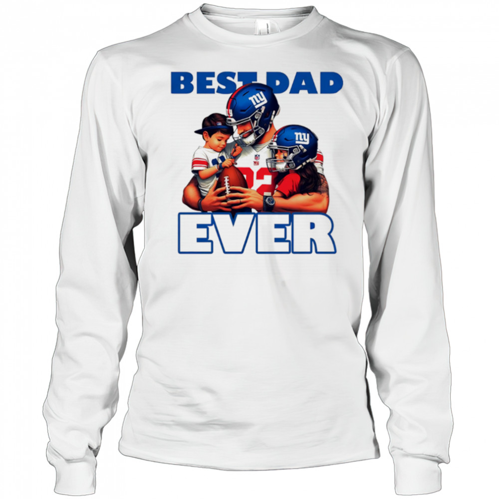 New York Giants Best Dad Ever shirt Long Sleeved