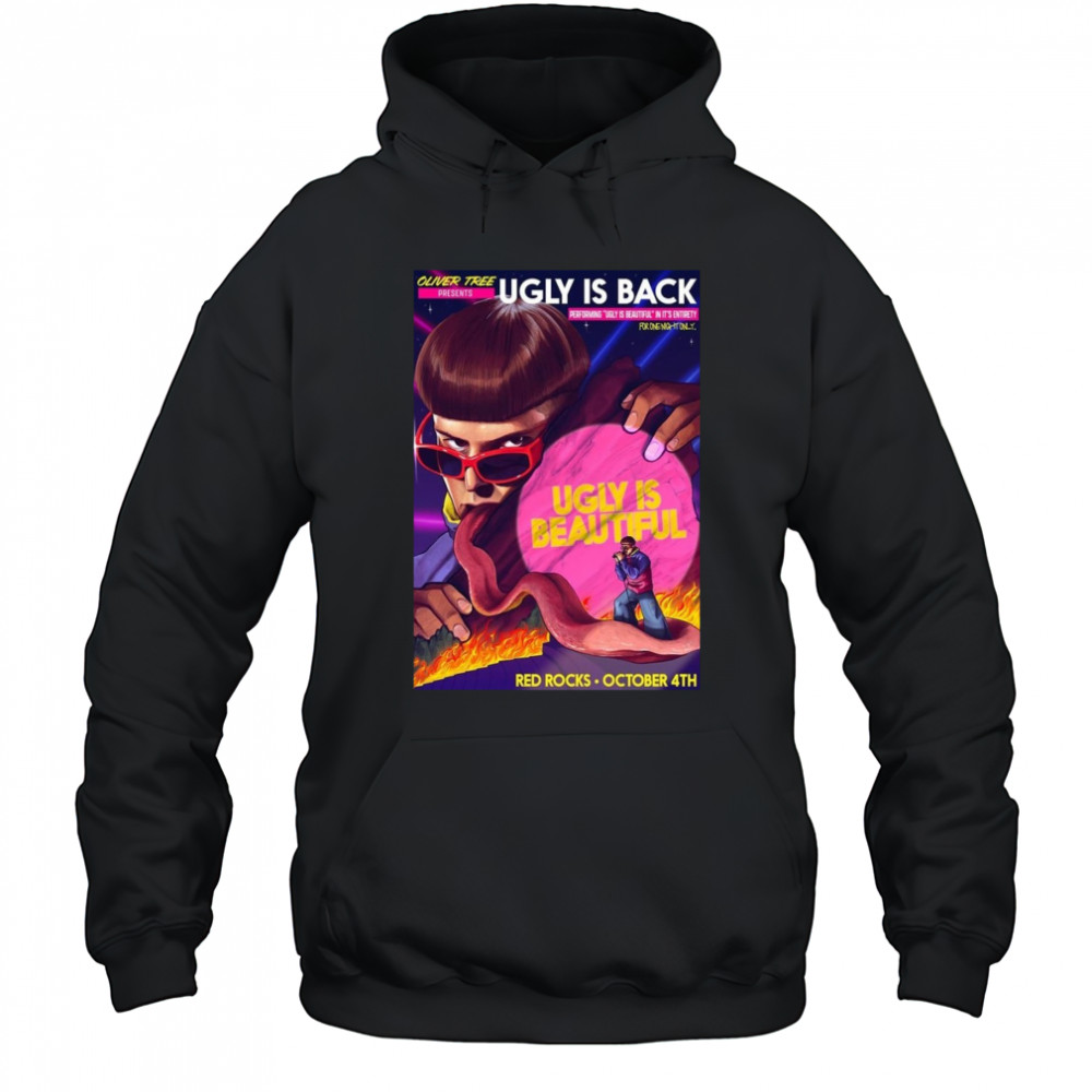 Oliver Tree Red Rocks Oct 4 2025 Poster T-Shirt Hoodie