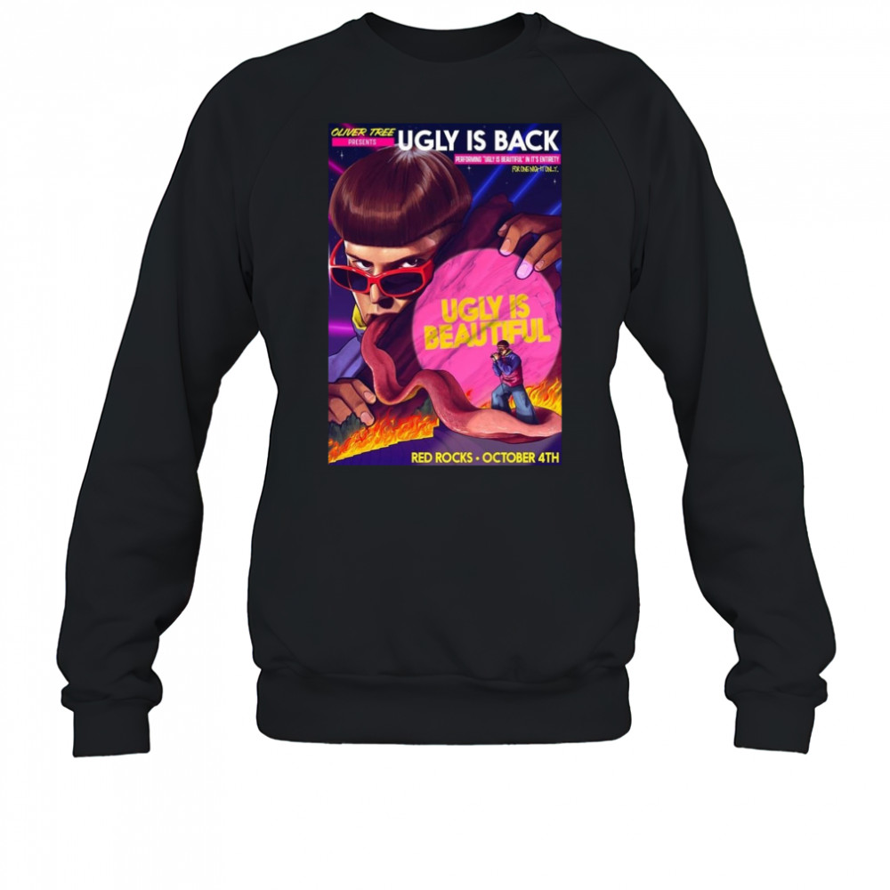 Oliver Tree Red Rocks Oct 4 2025 Poster T-Shirt Sweatshirt