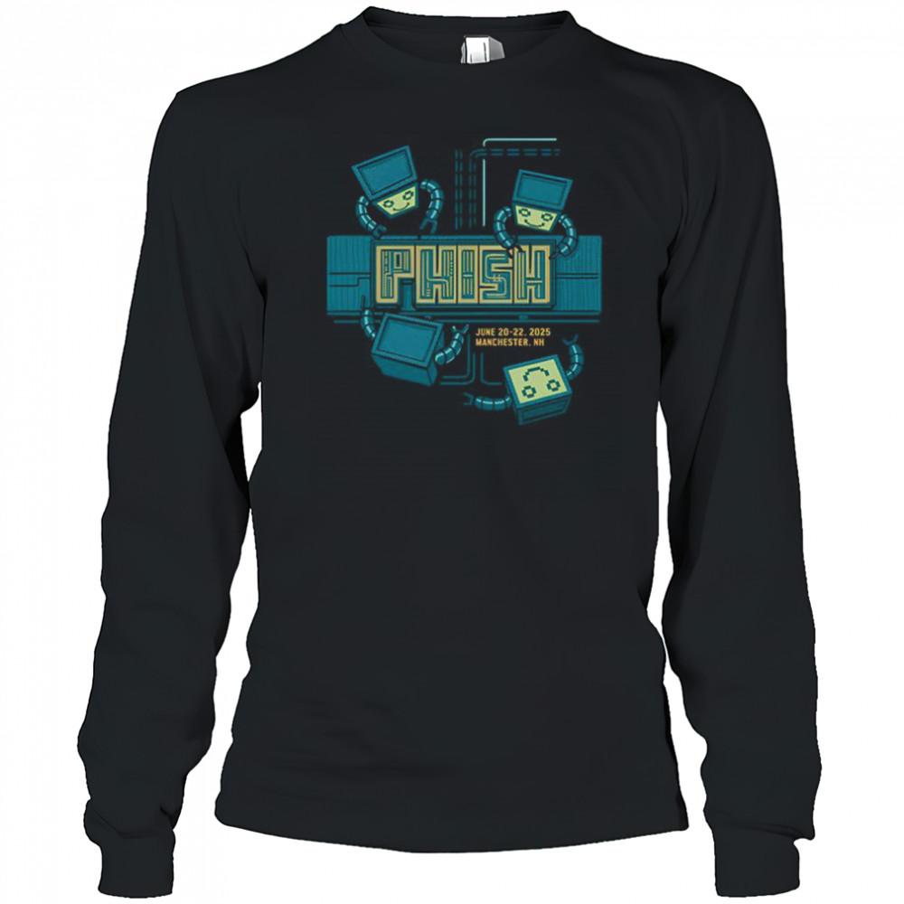Phish Merch Manchester NH June 20 2025 T-Shirt Long Sleeved