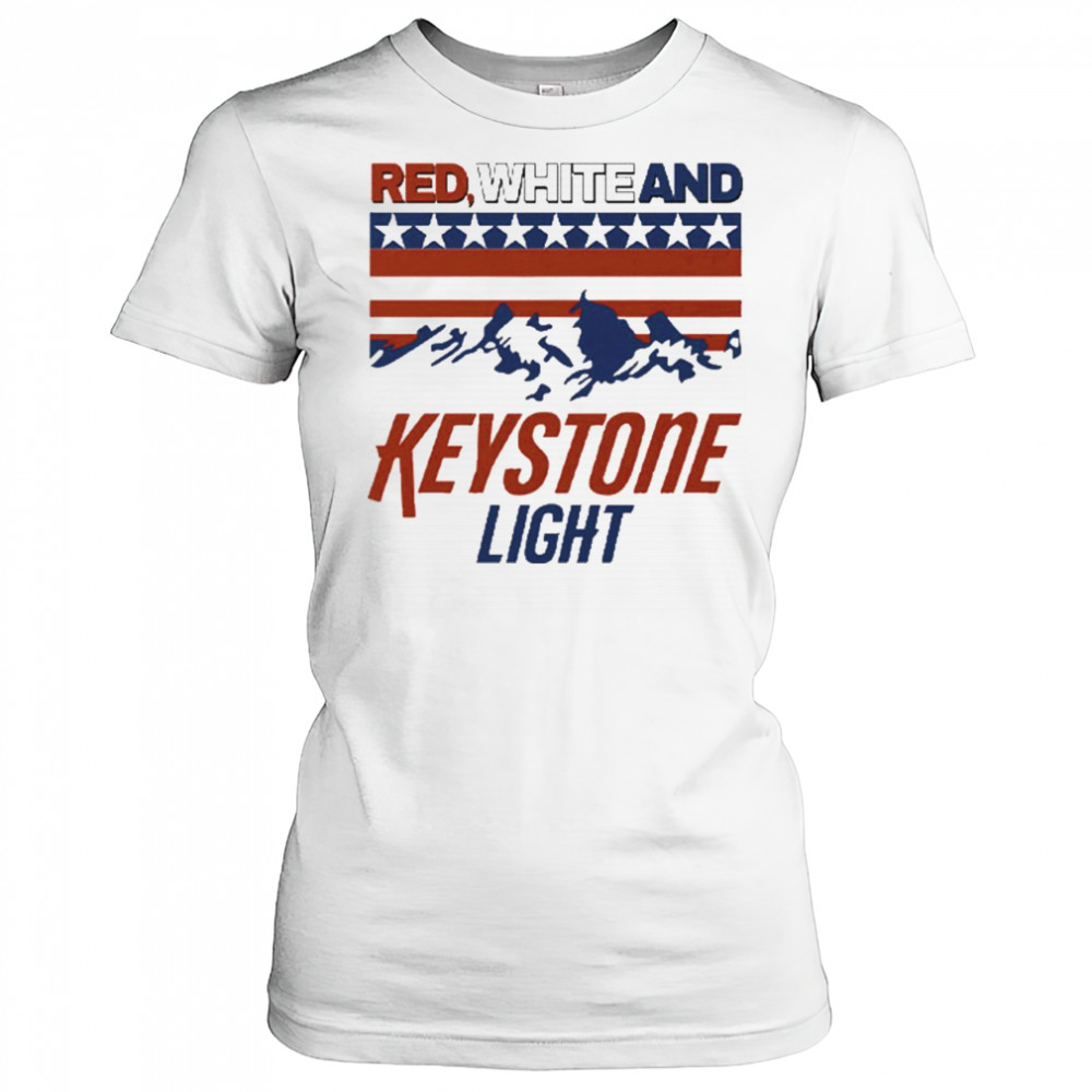 Red White And Keystone Light 4th Of July T-Shirt Women's T-shirt