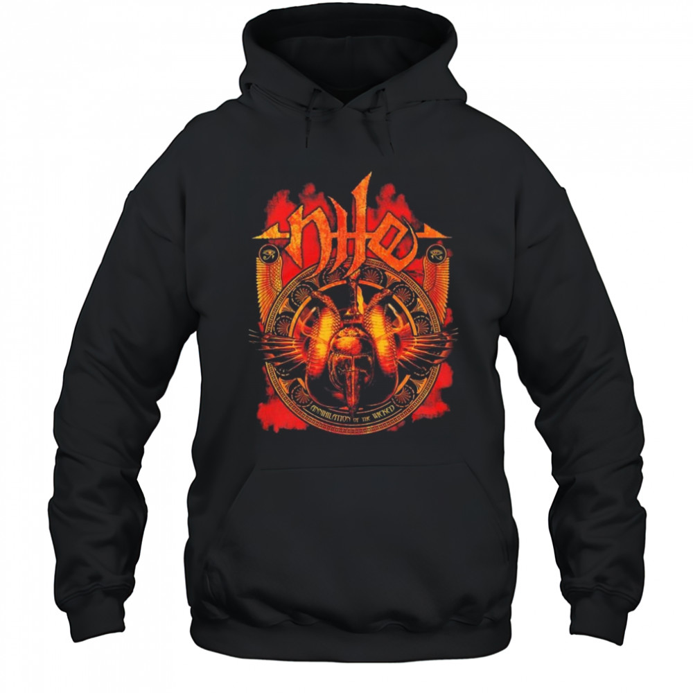 Relapse Records Nile Annihilation Of The Wicked Shirt Hoodie