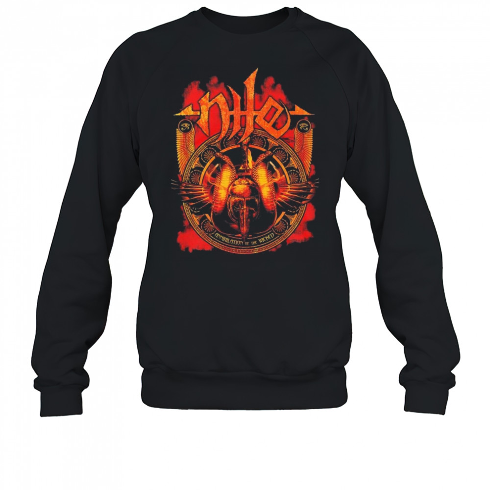 Relapse Records Nile Annihilation Of The Wicked Shirt Sweatshirt