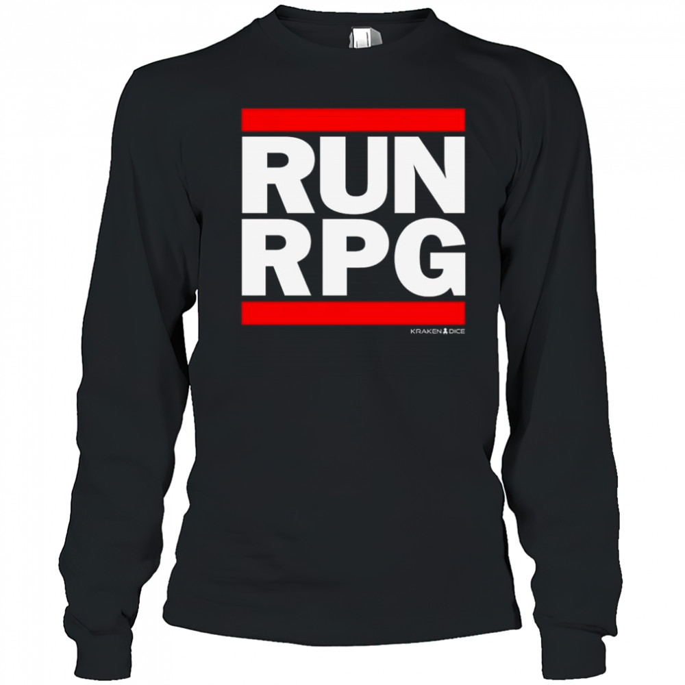 Run RPG Kraken Dice Shirt Long Sleeved
