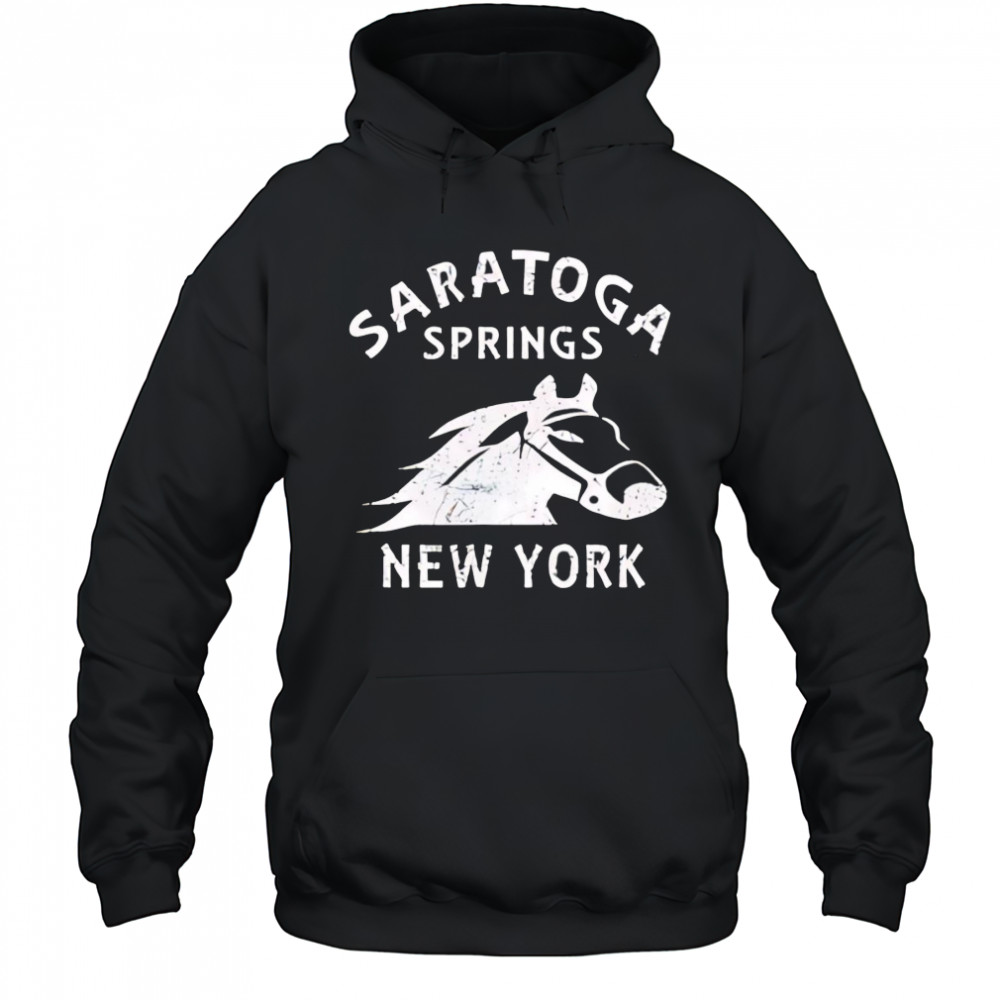 Saratoga Springs NY Horse shirt Hoodie