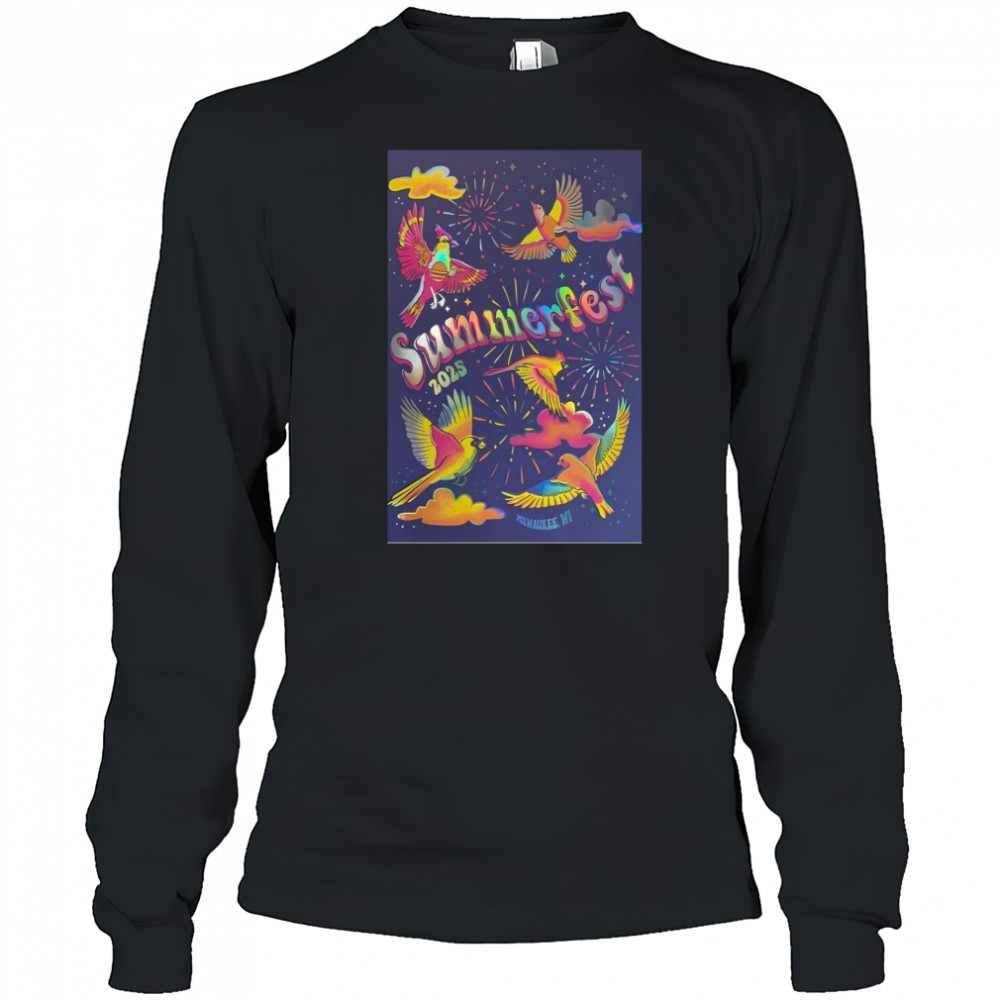 Schnitzel Near Summerfest 2025 Milwaukee WI Poster T-Shirt Long Sleeved