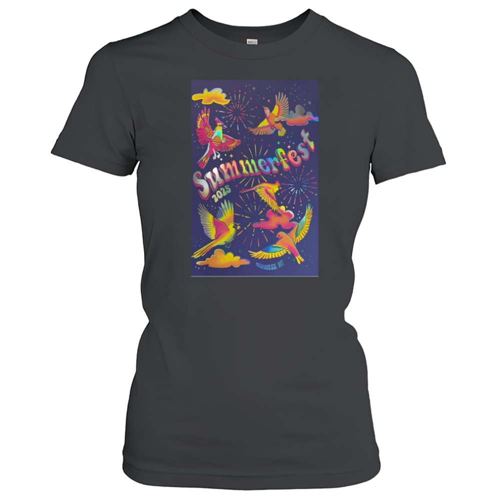 Schnitzel Near Summerfest 2025 Milwaukee WI Poster T-Shirt Women's T-shirt