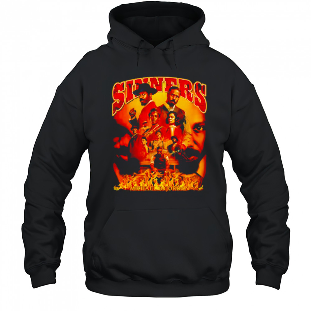 Sinners Michael B Jordan retro shirt Hoodie