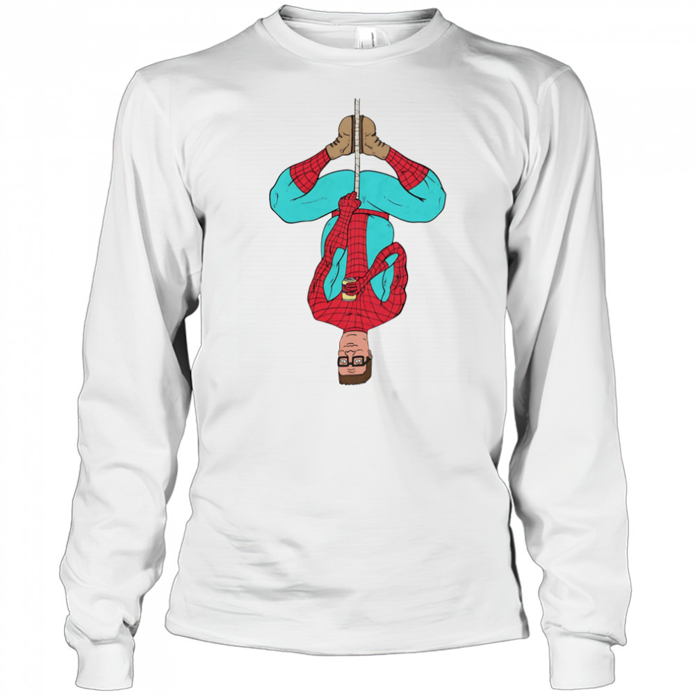 Spider man Hank Hill shirt Long Sleeved