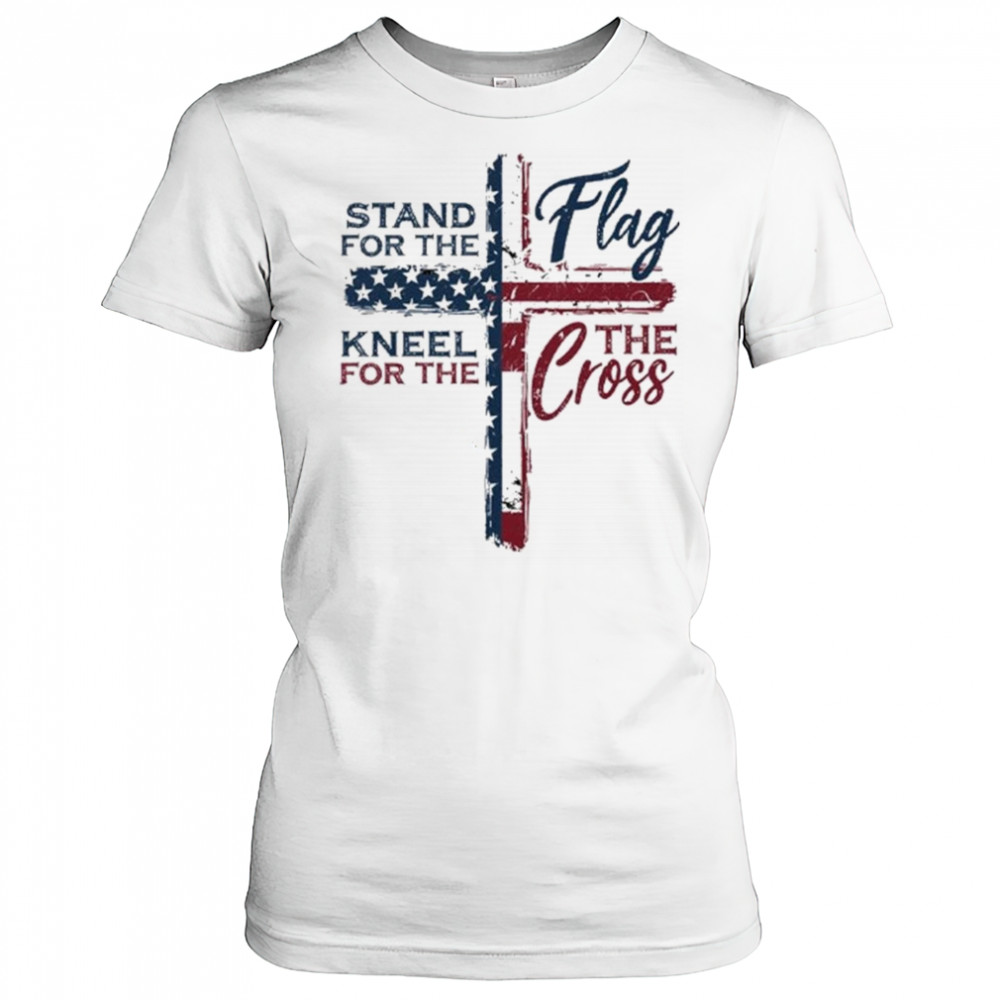 Stand For The Flag Kneel For The Cross 2025 Shirt Women's T-shirt