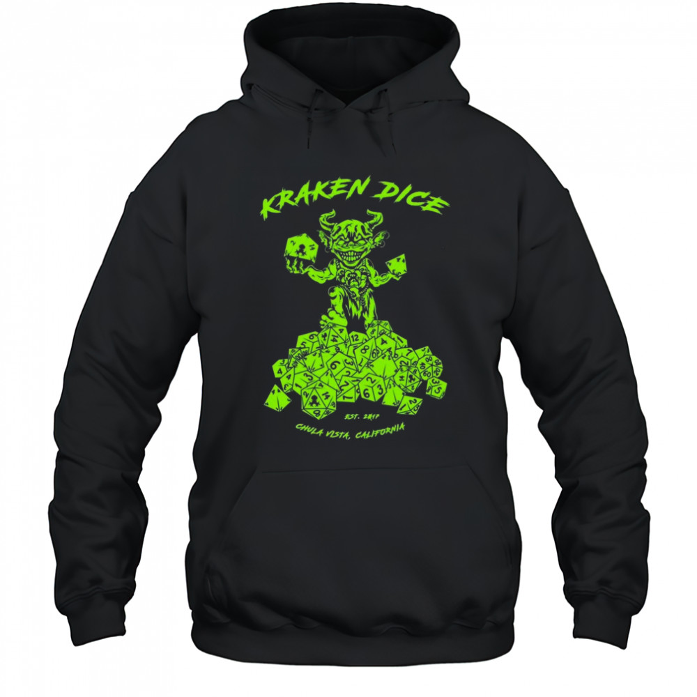 The Misfit Kraken Dice Shirt Hoodie
