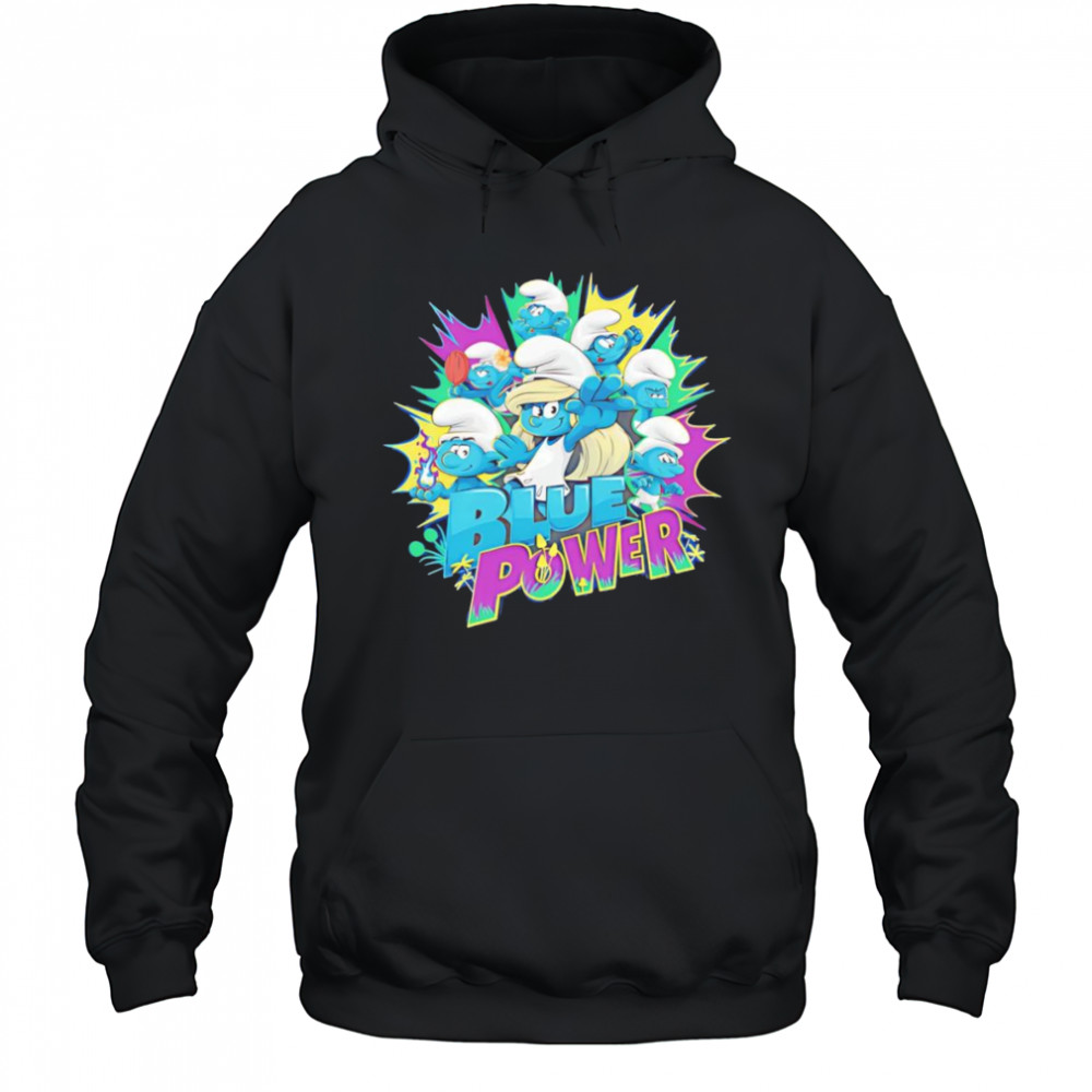 The Smurfs Movie Blue Power shirt Hoodie
