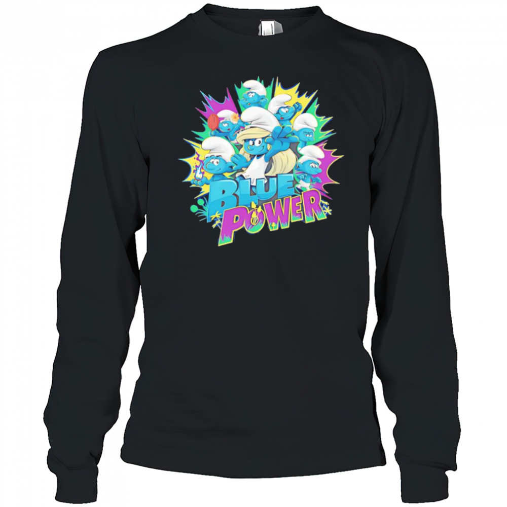 The Smurfs Movie Blue Power shirt Long Sleeved