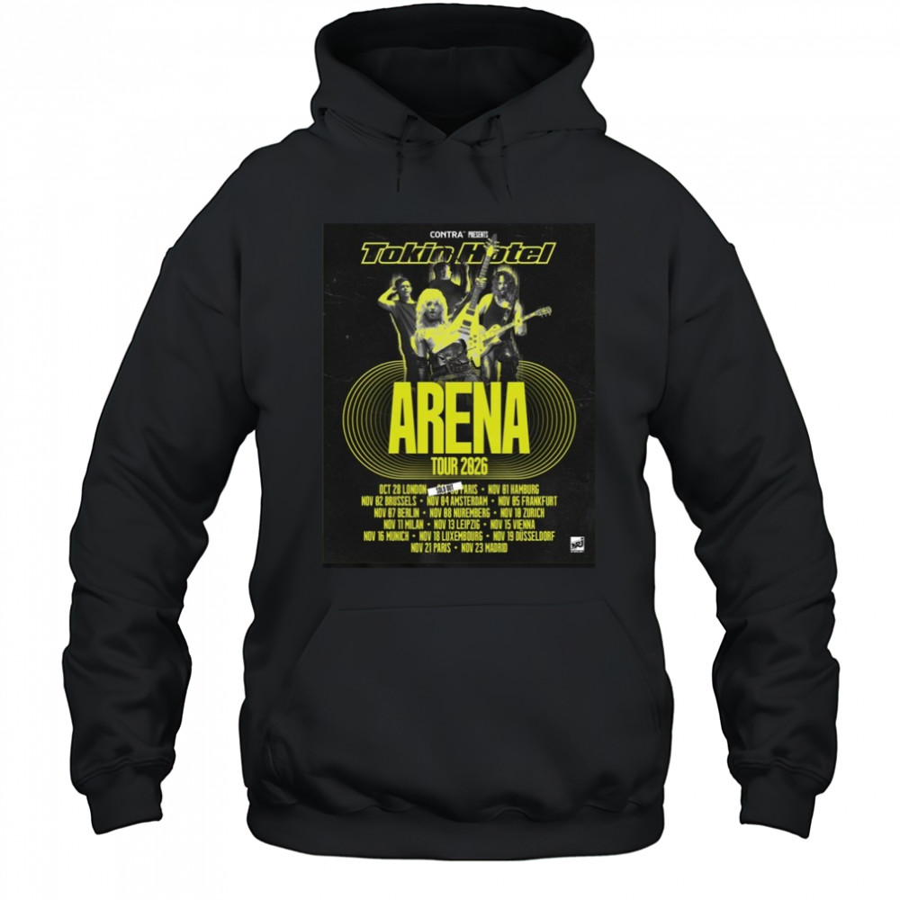 Tokio Hotel Arena Tour 2025 Poster Artwork T-Shirt Hoodie