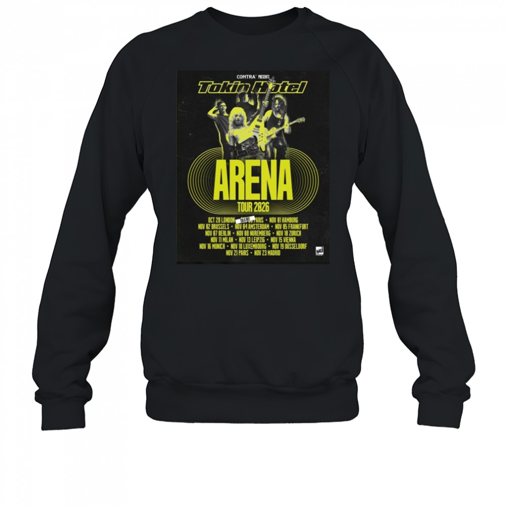 Tokio Hotel Arena Tour 2025 Poster Artwork T-Shirt Sweatshirt