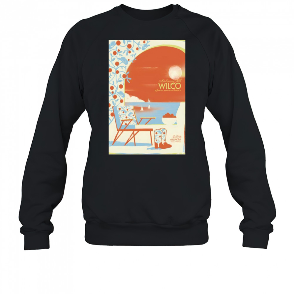 Wilco On June 29 2025 In Valencia, ES Event Poster T-Shirt Sweatshirt