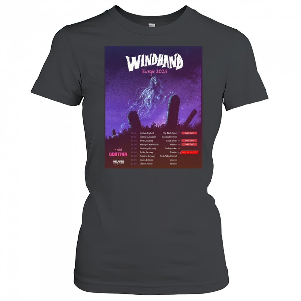 Windhand Europe 2025 Tour Dates T-shirt Women's T-shirt