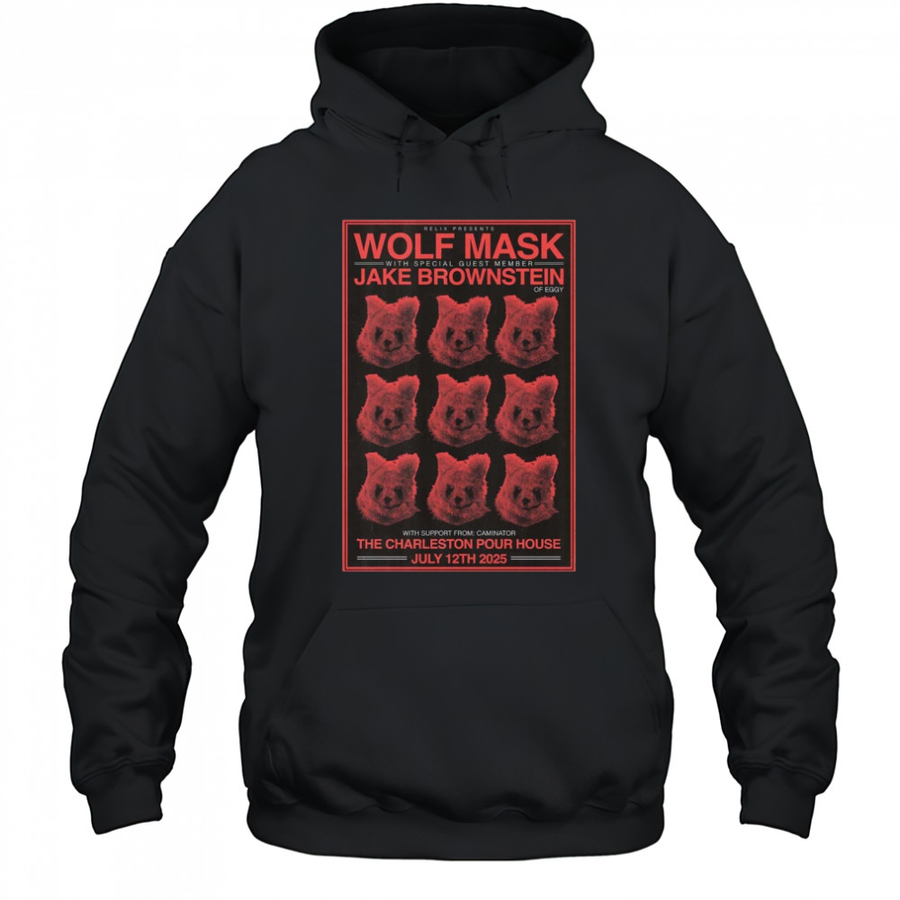 Wolf Mask Charleston SC 7-12-2025 Poster T-Shirt Hoodie