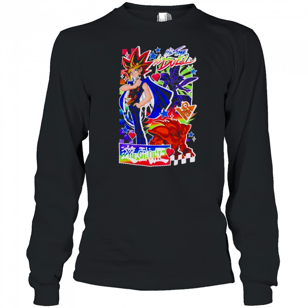Yu-Gi-Oh duel rainbow shirt Long Sleeved