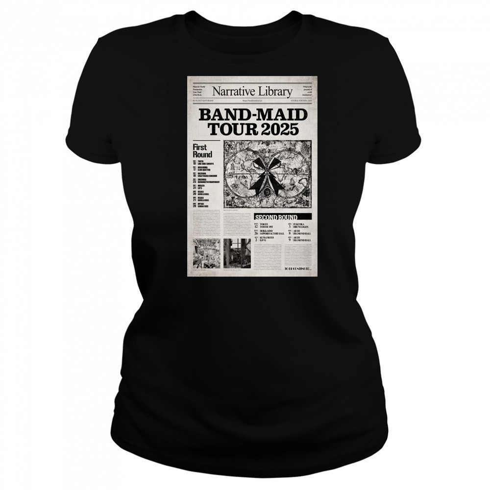 Band Maid Tour 2025 Poster T-Shirt Women's T-shirt