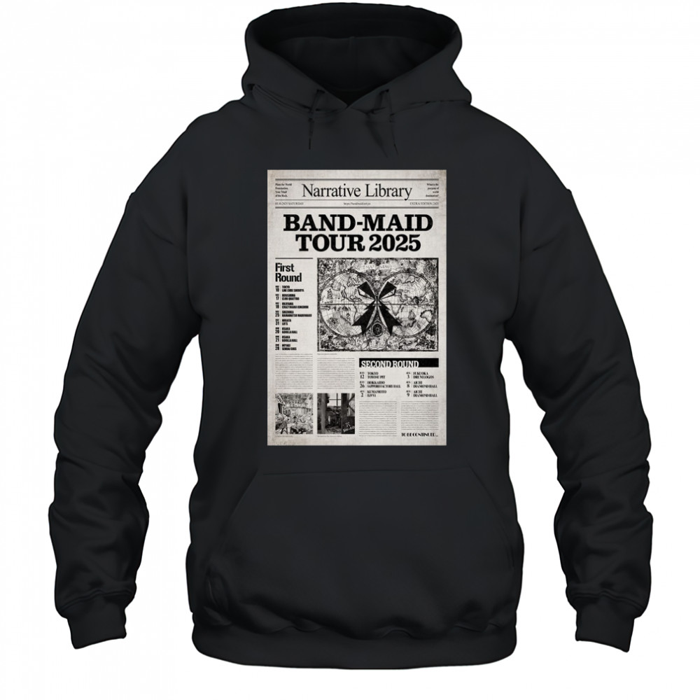 Band Maid Tour 2025 Poster T-Shirt Hoodie