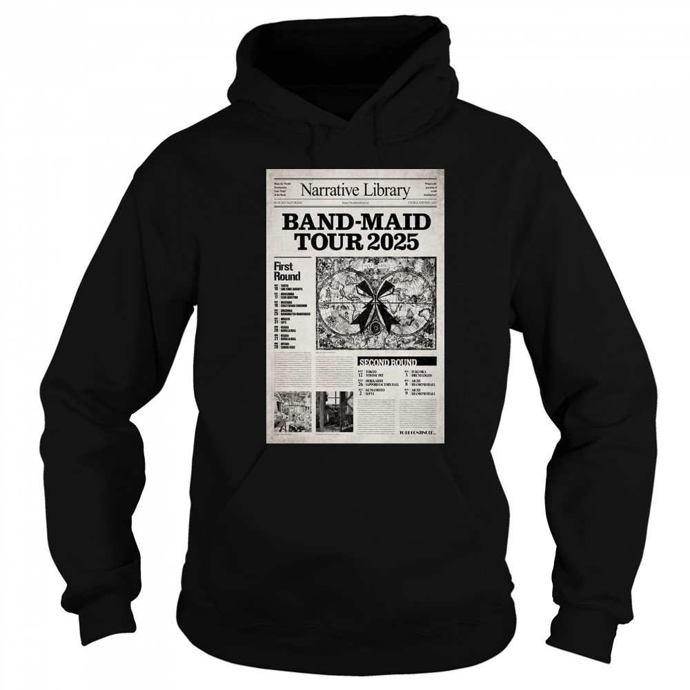 Band Maid Tour 2025 Poster T-Shirt Sweatshirt