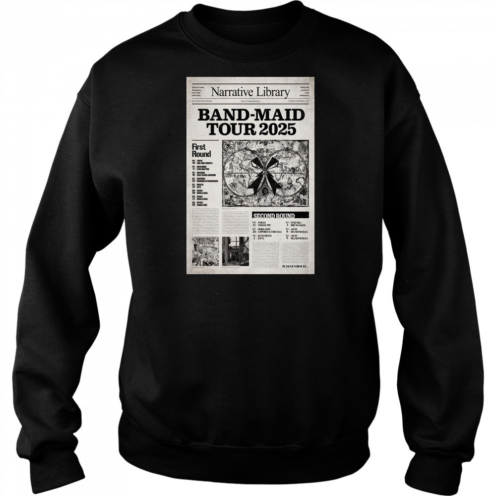 Band Maid Tour 2025 Poster T-Shirt Hoodie