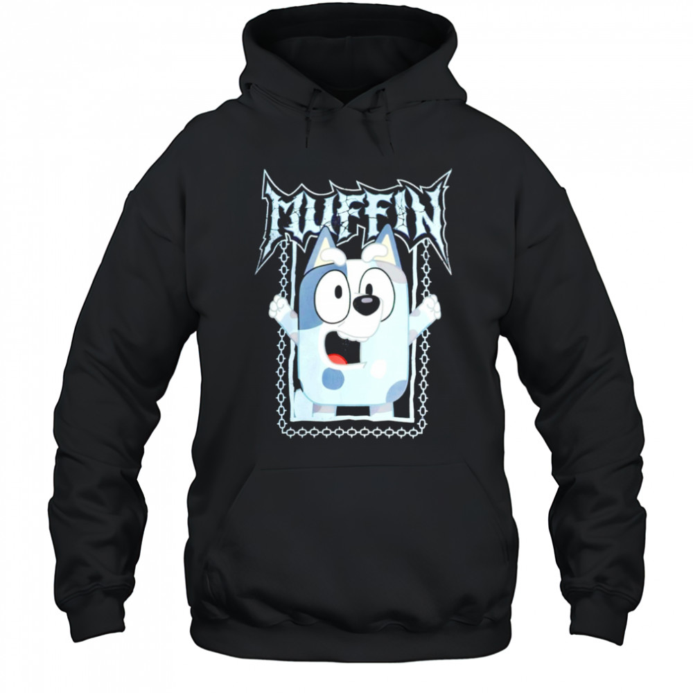 Bluey Muffin Metal shirt Hoodie