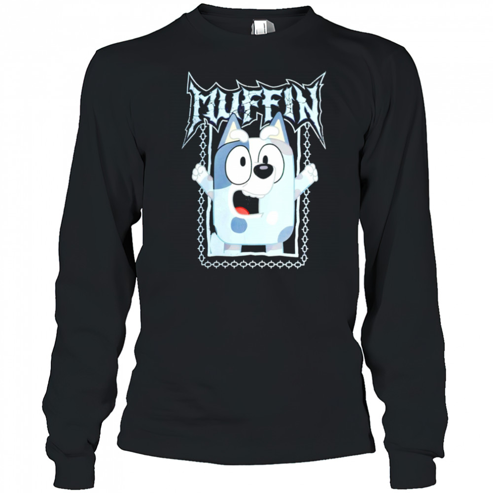 Bluey Muffin Metal shirt Long Sleeved